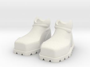 ExoSkin Boot Set for ModiBot in White Natural Versatile Plastic