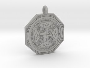Celtic Cross Octogonal Pendant in Aluminum