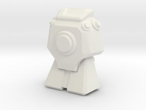 Lugnut Faceplate (Flat) in White Natural Versatile Plastic