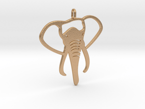Elephant in Natural Bronze