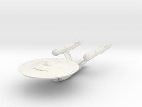 Discovery time line USS Hood Battlecruiser 5.5" in White Natural Versatile Plastic