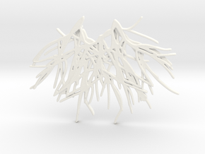 Fenyl04 Pendant in White Processed Versatile Plastic