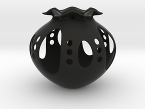 Vase 13233 in Black Natural Versatile Plastic