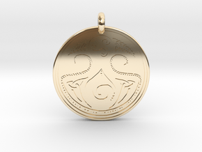 Cerridwen Celtic- Round in 14k Gold Plated Brass