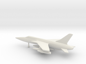 Republic F-105D Thunderchief in White Natural Versatile Plastic: 6mm