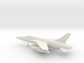 Republic F-105D Thunderchief in White Natural Versatile Plastic: 1:144