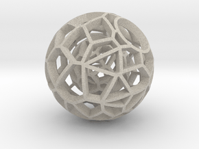Intricate Dream Within A Dream Pendant in Natural Sandstone
