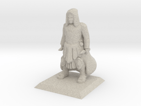 Human Cleric in Natural Sandstone