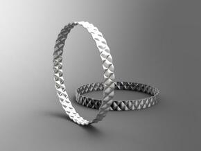 BumpBangle | silver in Polished Silver