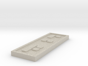 Star wars Sabacc Solo Small chip credit in Natural Sandstone