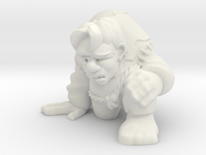 STOUT HEARTED HEROES: Hunchback in White Natural Versatile Plastic