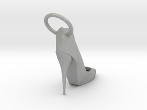 Left Foot Heel Earring in Aluminum