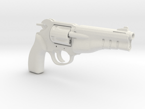 1/3rd Scale Rushuna Tendo Revolver in White Natural Versatile Plastic