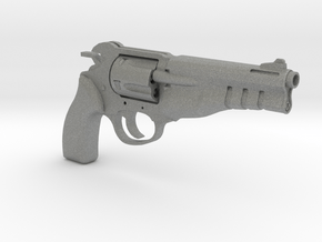 1/3rd Scale Rushuna Tendo Revolver in Gray PA12