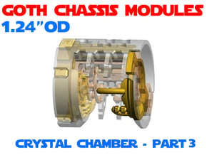 GCM124-CC-01-3 - Crystal Chamber Part3 - Brass2 in White Natural Versatile Plastic