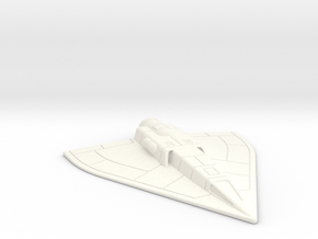 6mm Interface Shuttle in White Processed Versatile Plastic