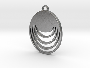 Loopy Lou Pendant in Natural Silver