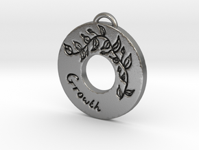 Just Grow Pendant in Natural Silver