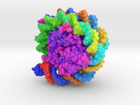 Nucleosome 3C1B in Glossy Full Color Sandstone: Extra Small