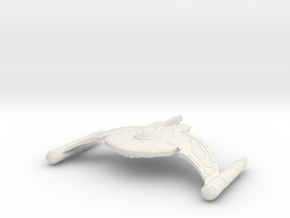 Romulan WarBird refit V4 in White Natural Versatile Plastic