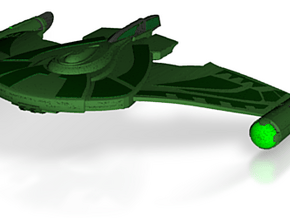 Romulan WarBird firebat class in Tan Fine Detail Plastic