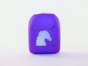 Unicorn - Omnipod Pod Cover in Purple Processed Versatile Plastic