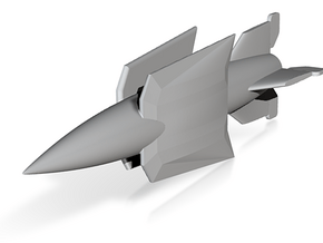 (1:144) V-2 Rakete mit Doppeldeckerflügel in Tan Fine Detail Plastic