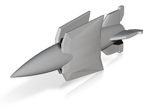 (1:285) V-2 Rakete mit Doppeldeckerflügel in Tan Fine Detail Plastic