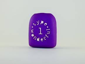 Type Wonderful - Omnipod Pod Cover in Purple Processed Versatile Plastic