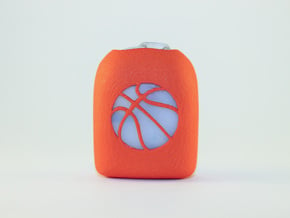 Basketball - Omnipod Pod Cover in Orange Processed Versatile Plastic