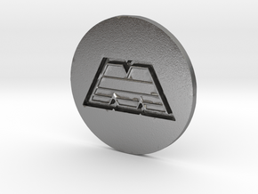 M-Tron coin in Natural Silver