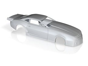 1/25 2013 Pro Mod Camaro Body in White Processed Versatile Plastic