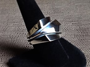 Triangle Ring - Size 9 (18.95 mm) in Polished Silver