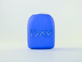 Greater than Highs & Lows - Omnipod Pod Cover in Blue Processed Versatile Plastic