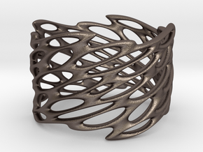 Lattice0105 Steel 9 bracelet Steel  in Polished Bronzed-Silver Steel