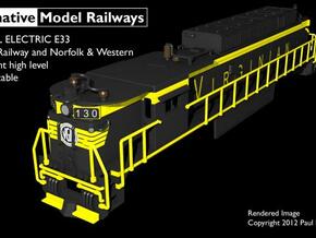 NE3303 N scale E33 loco - Virginian / N&W in Tan Fine Detail Plastic