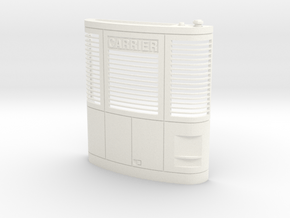 Carrier Reefer unit (hollow shell) in White Processed Versatile Plastic