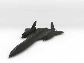 Sr-71 Blackbird in Black Natural Versatile Plastic