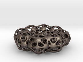 Sensory Knot in Polished Bronzed-Silver Steel