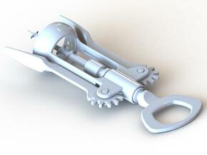 Corkscrew (Half Scale & Moving) in White Natural Versatile Plastic