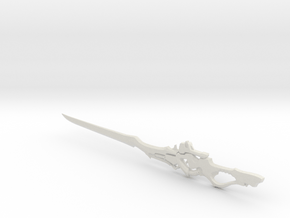 1/3rd Scale Nier AutomataType-4O Sword in White Natural Versatile Plastic