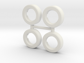 Knight (sm) - Helliger Socket Conversion - DOUBLE  in White Natural Versatile Plastic