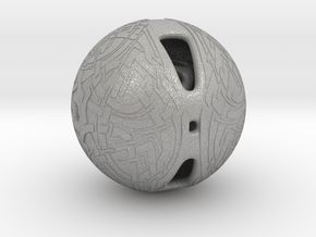 Celtic Knotwork Mythical  Sphere in Aluminum