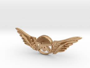 Many Planes Pin in Natural Bronze