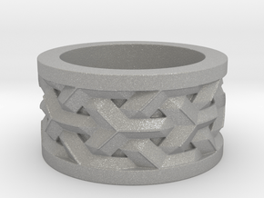 woven ring in Aluminum: 10 / 61.5