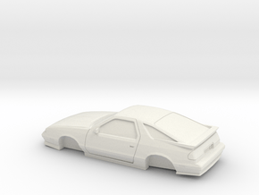 1/25 1992-93 Dodge Daytona IROC Shell in White Natural Versatile Plastic