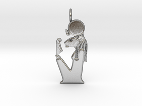 Tefnut amulet in Natural Silver