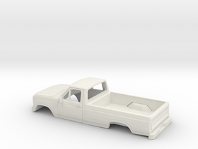 1/32 1984 Ford F Series in White Natural Versatile Plastic