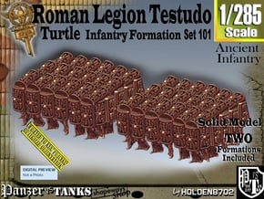 1/285 Roman Testudo set101 in Tan Fine Detail Plastic