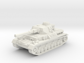 Panzer IV ausf. J w/o skirts in White Natural Versatile Plastic